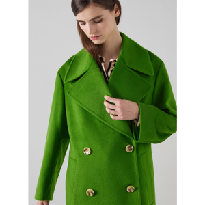 LK Bennett Amor Double Breasted Wool Coat